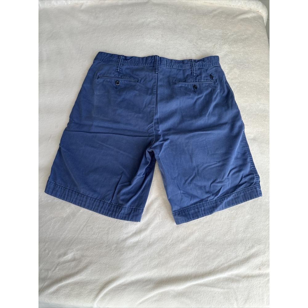 Polo Ralph Lauren Cotton Twill Straight Shorts Blue Mens 36 - Picture 11 of 12
